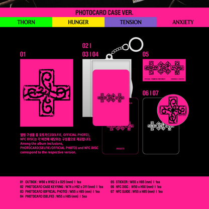 [PRE-ORDER] TOMORROW X TOGETHER (TXT) - 7TH YEAR: WHEN THE WIND PAUSED AMONG THE THORNS ((PHOTOCARD CASE VER.)
