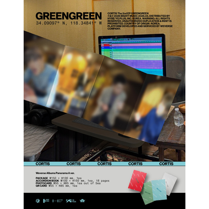 CORTIS - THE 2ND EP [GREENGREEN] (WEVERSE ALBUMS VER.) (4 VERSIONS)