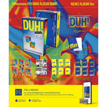 [PRE-ORDER]P1HARMONY - 8TH MINI ALBUM [DUH!] NEMO ALBUM VER.