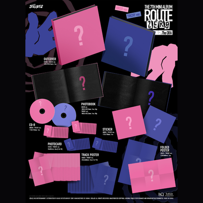 [PRE-ORDER] XIKERS - 7TH MINI ALBUM [ROUTE ZERO : THE ORA] (2 VERSIONS) RANDOM