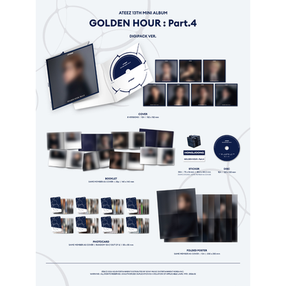 ATEEZ - GOLDEN HOUR : PART.4 MEMBER DIGIPACK