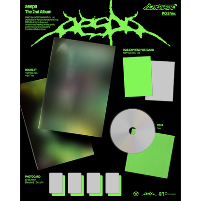 [PRE-ORDER] AESPA - 2ND ALBUM [LEMONADE] (P.O.S VER.)