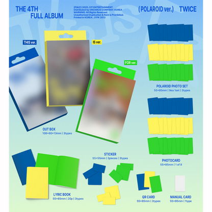 TWICE - 4TH ALBUM [THIS IS FOR] (POLAROID VER.)