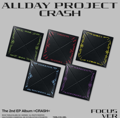 [PRE-ORDER] ALLDAY PROJECT - THE 2ND EP ALBUM [CRASH] FOCUS VER. (5 VERSIONS) RANDOM