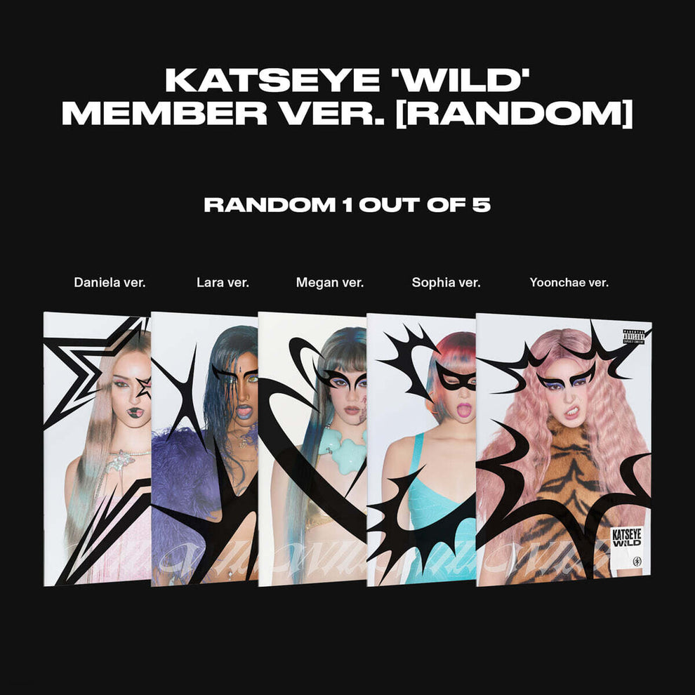 KATSEYE - WILD (MEMBER VER.) (5 VERSIONS)