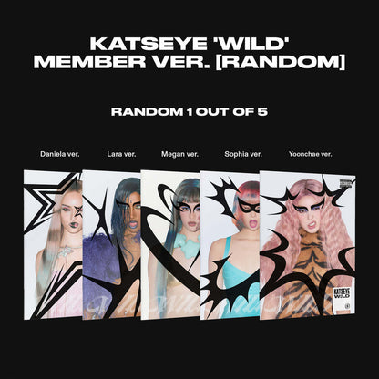 KATSEYE - WILD (MEMBER VER.) (5 VERSIONS)
