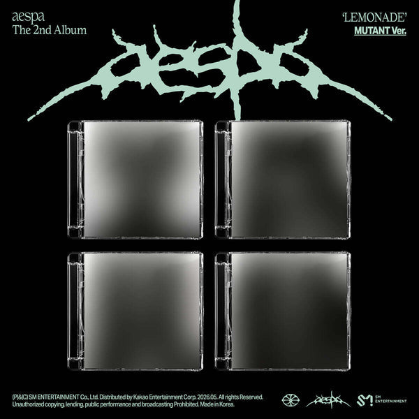 [PRE-ORDER] AESPA - 2ND ALBUM [LEMONADE] (MUTANT VER.) (4 VERSIONS) RANDOM