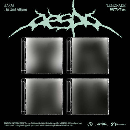 [PRE-ORDER] AESPA - 2ND ALBUM [LEMONADE] (MUTANT VER.) (4 VERSIONS) RANDOM