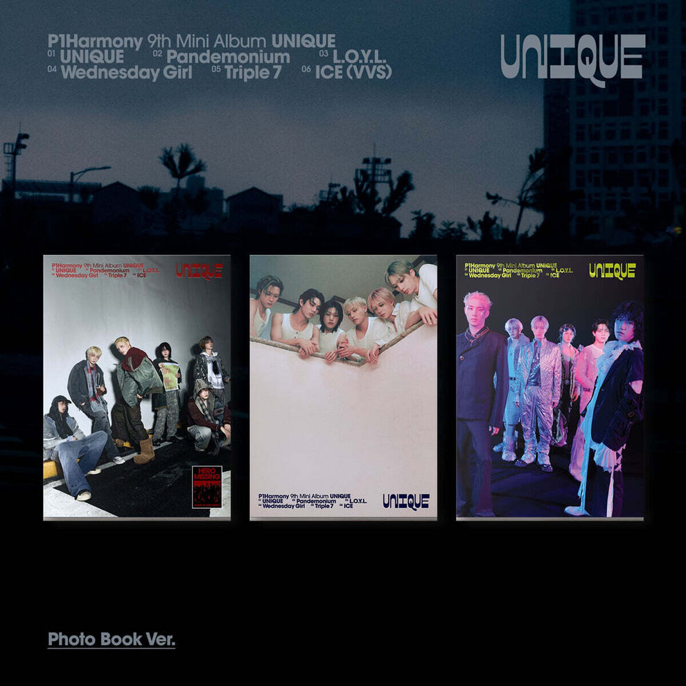 P1HARMONY - UNIQUE (3 VERSIONS) RANDOM