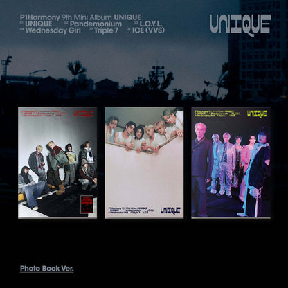 P1HARMONY - UNIQUE (3 VERSIONS) RANDOM