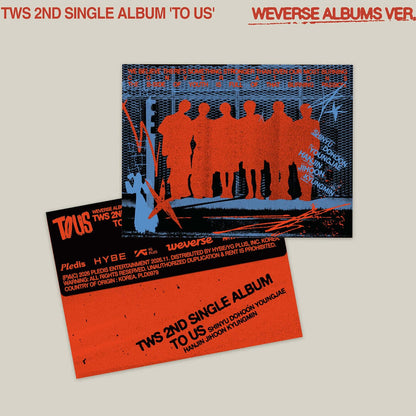 [PRE-ORDER] TWS - 2ND SINGLE ALBUM [TO US] WEVERSE ALBUMS VER.