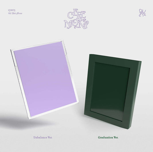 [PRE-ORDER] QWER - 4TH MINI ABLUM [CEREMONY] (2 VERSIONS) RANDOM