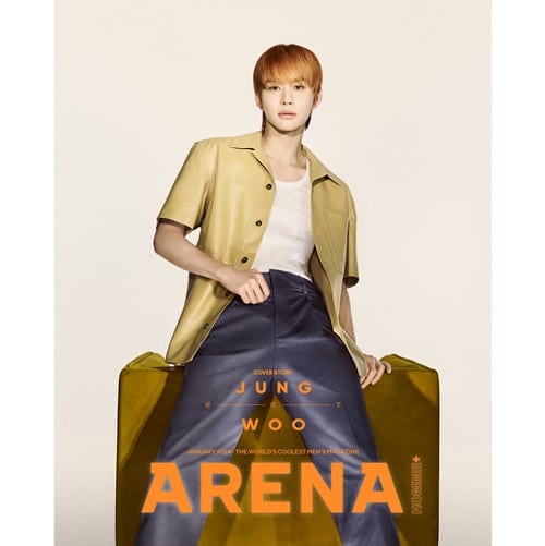 [PRE-ORDER] Arena Homme A type : Jan.2024 Cover : NCT JUNGWOO