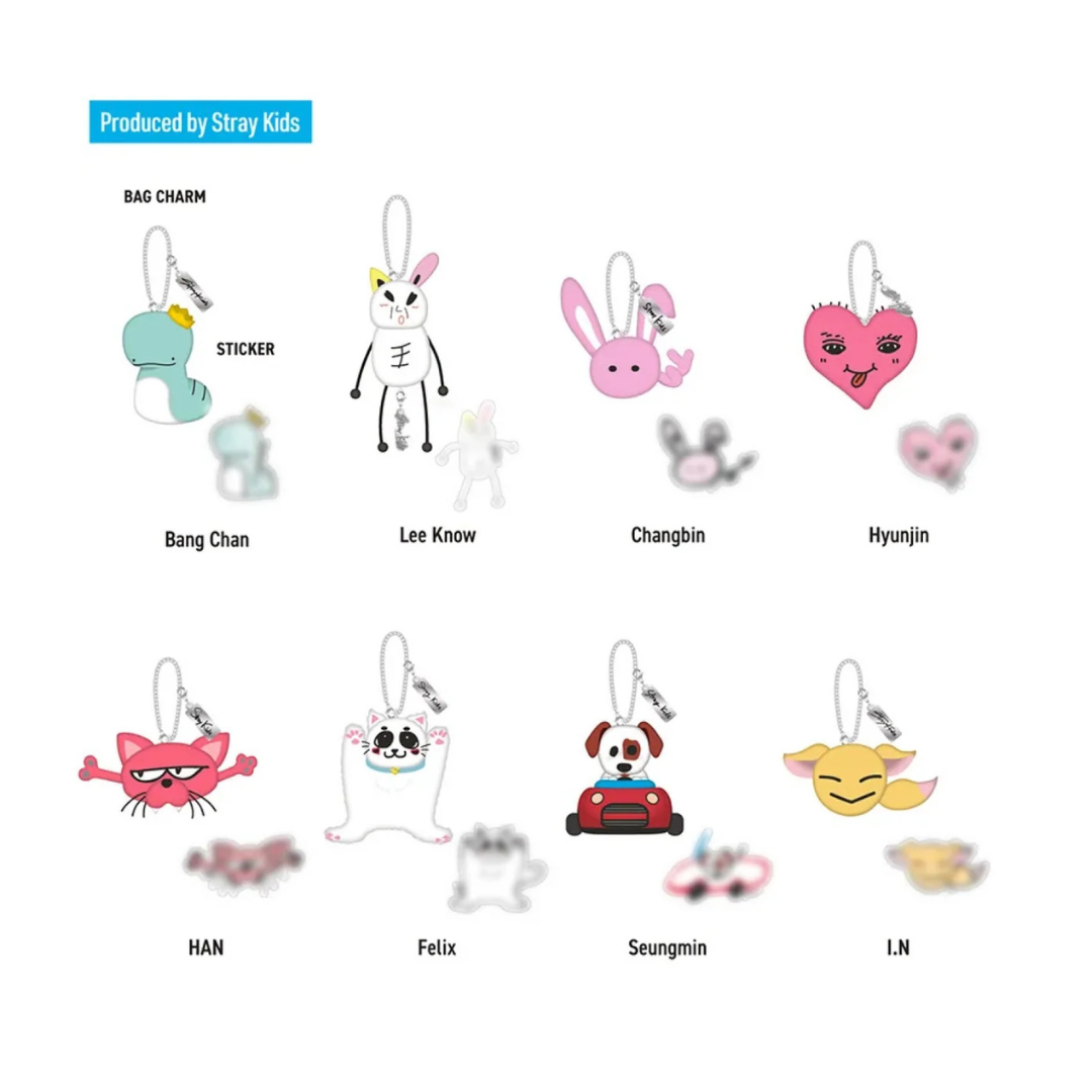 [PRE-ORDER] STRAY KIDS - 2025 JAPAN POP-UP STORE OFFICIAL MD BAG CHARM