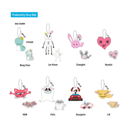 [PRE-ORDER] STRAY KIDS - 2025 JAPAN POP-UP STORE OFFICIAL MD BAG CHARM