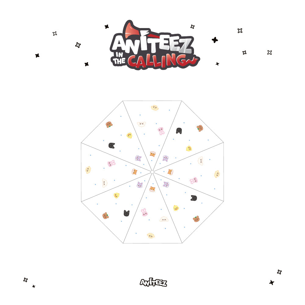 [PRE-ORDER] ATEEZ X ANITEEZ ANITEEZ IN THE CALLING MD 38. CLEAR UMBRELLA