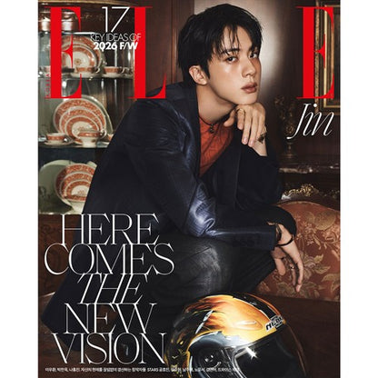 [PRE-ORDER] BTS JIN - ELLE MAGAZINE 2026 AUGUST ISSUE