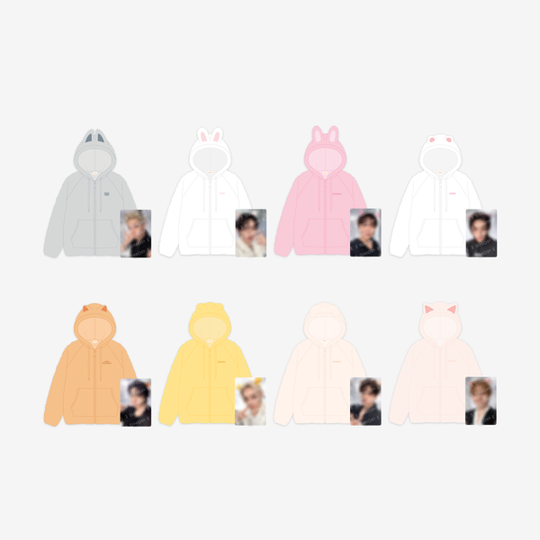 [PRE-ORDER] SKZOO FLEECE HOOD ZIP-UP - RUN IT