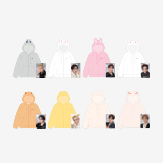 [PRE-ORDER] SKZOO FLEECE HOOD ZIP-UP - RUN IT
