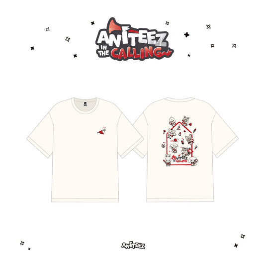 [PRE-ORDER] ATEEZ X ANITEEZ ANITEEZ IN THE CALLING MD 11. CREAM T-SHIRTS