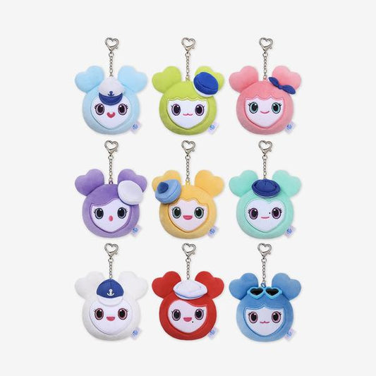 [PRE-ORDER] LOVELY FACE KEYRING MARINE Ver. - 2026 TWICE THIS IS FOR WORLD TOUR FINALE in SEOUL
