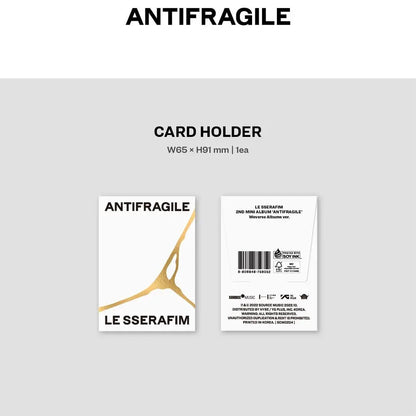 LE SSERAFIM - 2nd Mini Album ANTIFRAGILE (Weverse Albums Ver.)