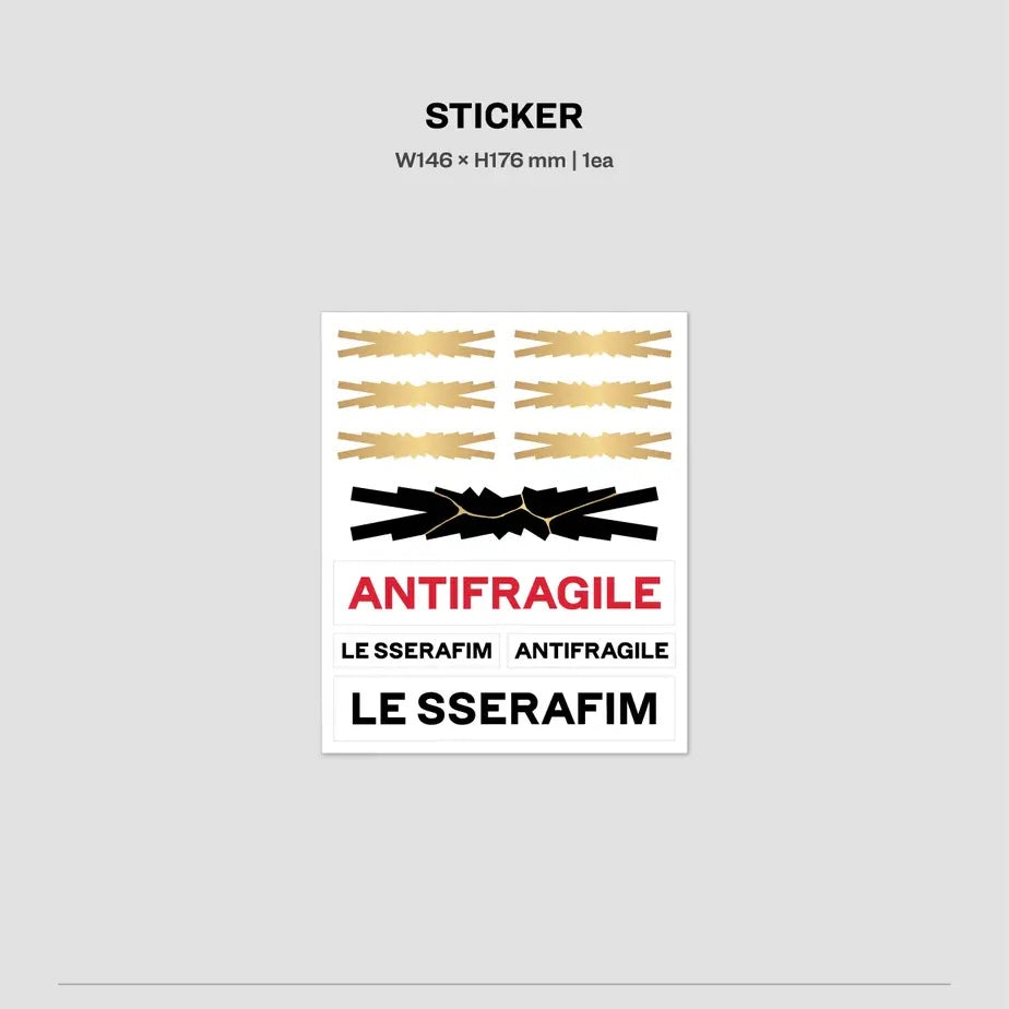 LE SSERAFIM – 2nd Mini album [ANTIFRAGILE]