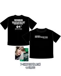 RIIZE [ T-SHIRT SET (BLACK) ] 2025 CONCERT TOUR RIIZING LOUD MD WONBIN VER