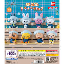 STRAY KIDS SKZOO SAUNA GASHAPON FIGURE