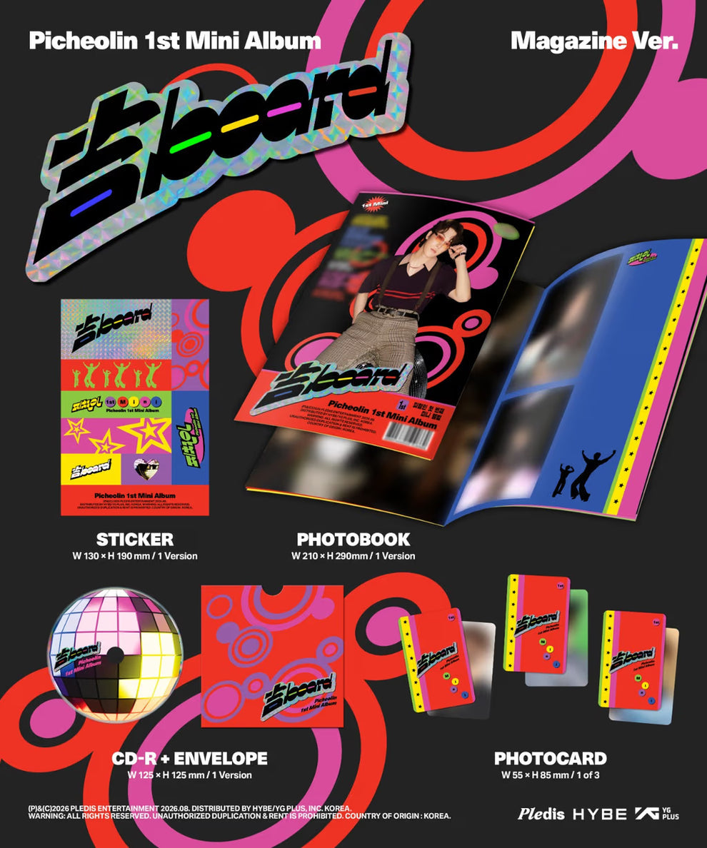 [PRE-ORDER] PICHEOLIN (SEVENTEEN) - 1ST MINI ALBUM [吉BOARD] MAGAZINE VER.