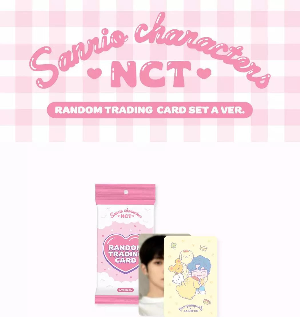 NCT X SANRIO TOWN OFFICIAL MD GOODS RANDOM TRADING CARD SET A VER. PHOTOCARD