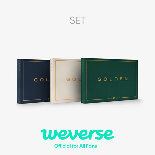 [PRE-ORDER] WEVERSE POB Jung Kook - (BTS) 'GOLDEN'(Set)