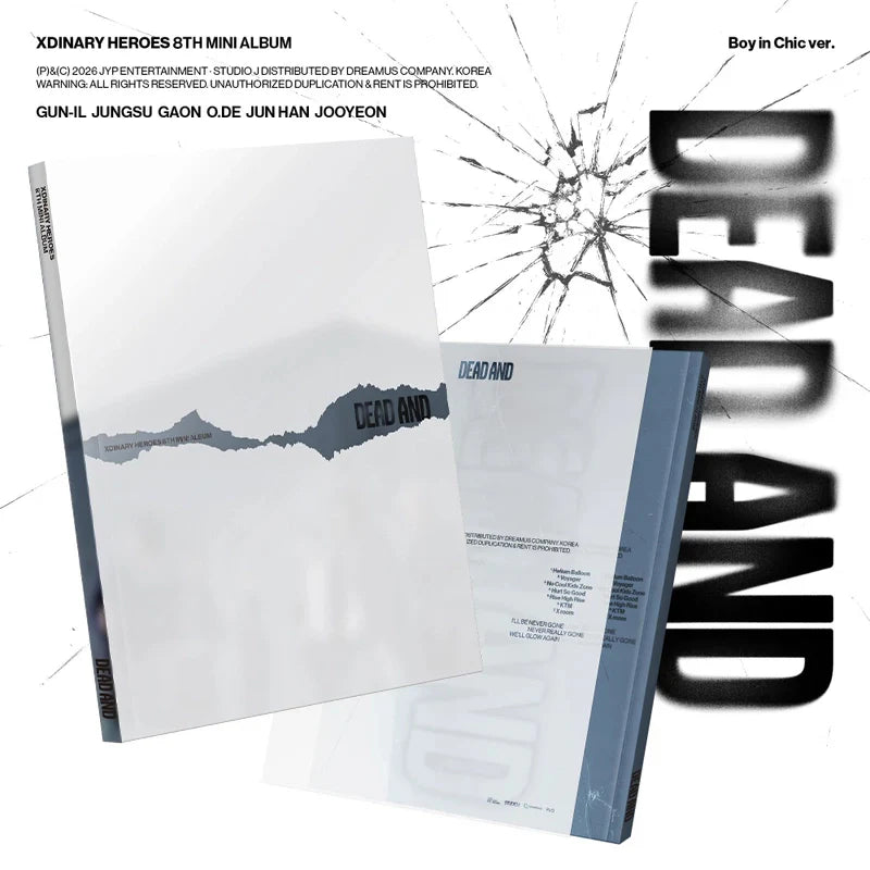 XDINARY HEROES - 8TH MINI ALBUM [DEAD AND] (2 VERSIONS)